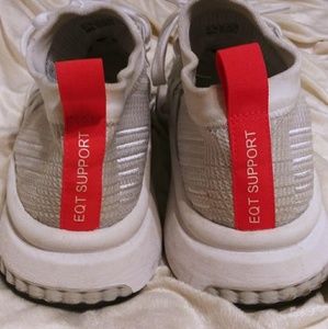 All white Adidas eqt size 10.5